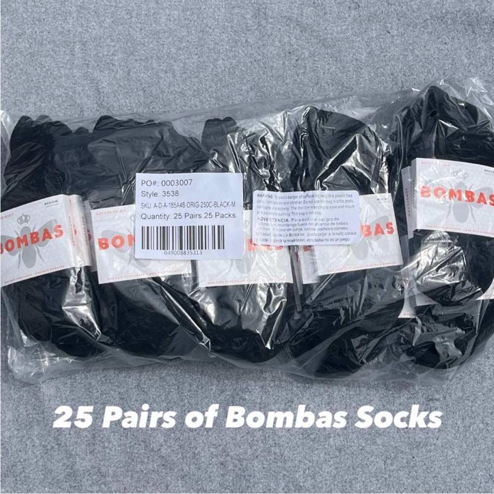 (25 Pairs) Bombas Crew Socks